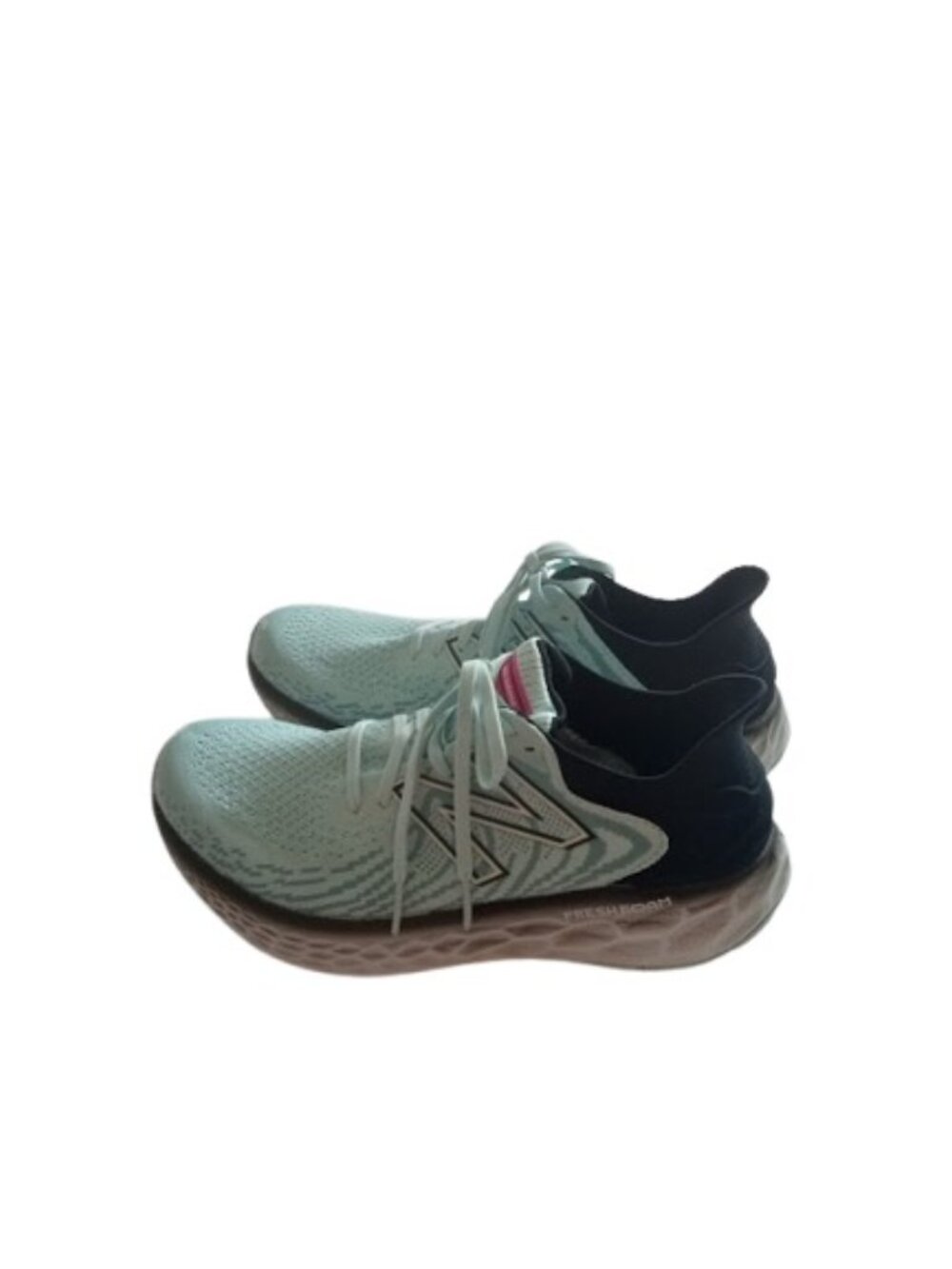 New Balance Womens Fresh Foam1080 Running Shoes In Pale Blue Black 10.5